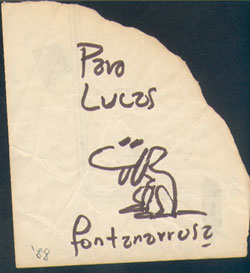 Fontanarrosa '88.